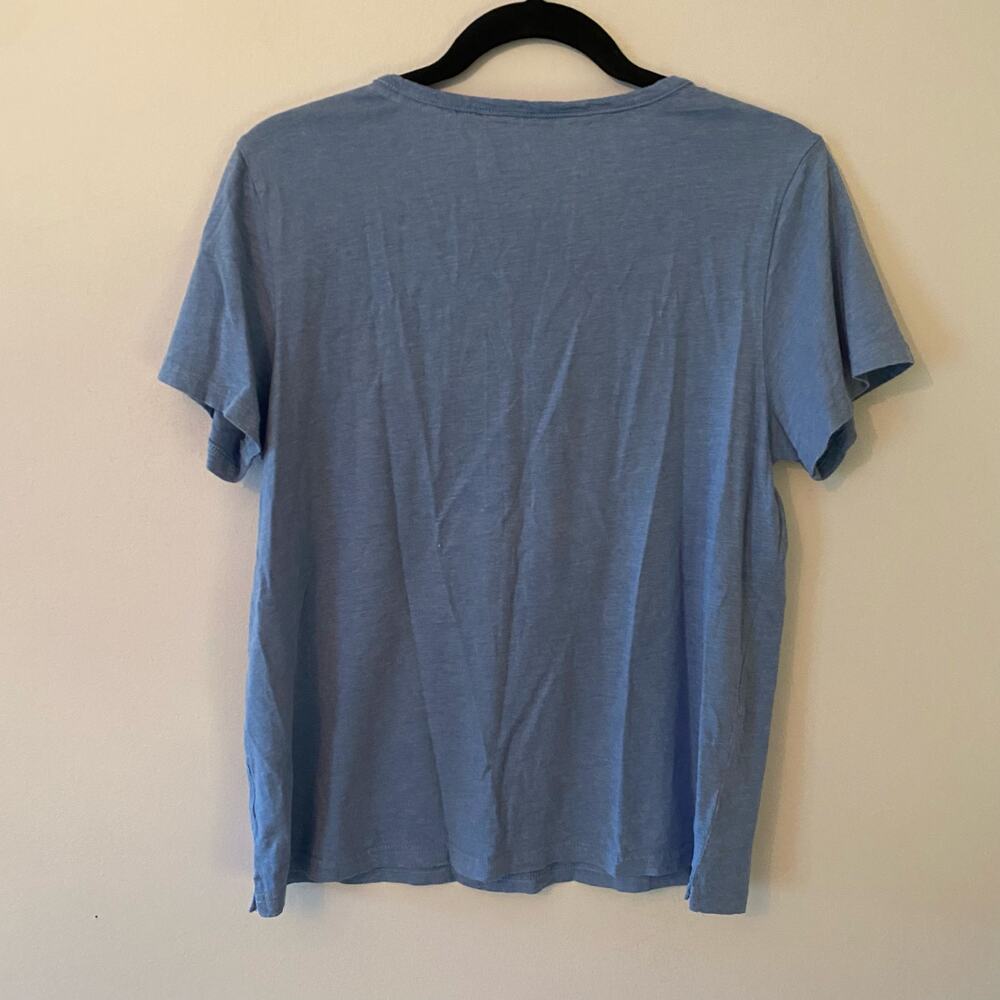 Life Is Good Blue Short Sleeve Sunset Ocean T-Shirt Casual Women's size Large - Picture 6 of 10